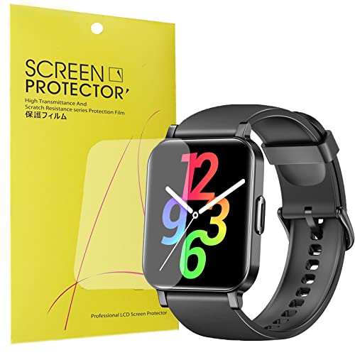 Lamshaw Compatible for Imzuc Smart Watch Screen Protector, [6 Pack] Premium High Definition Ultra HD Film Compatible with Imzuc IW1 Lite Smart Watch (6 pack)