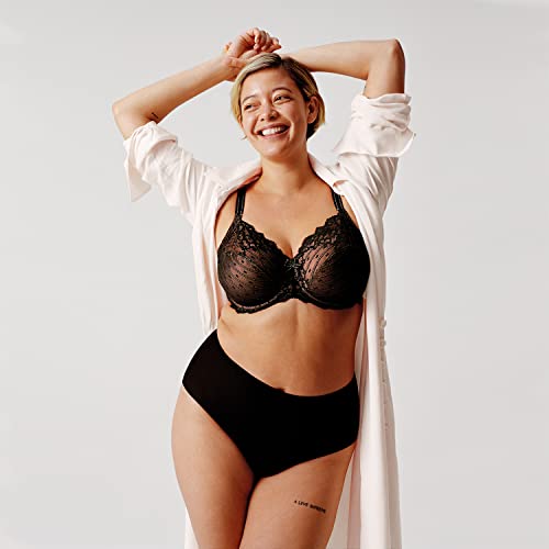 Chantelle Women's Rive Gauche Full Coverage Unlined Bra, Black #TOP4