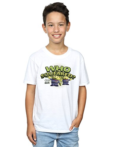 Disney Boys Toy Story Who Squeaked? T-Shirt 7-8 Years White