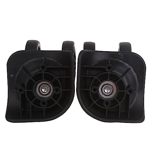 PURPLELILY A89 2Pcs Trolley Casters Replacement Heavy Duty For Luggage Box Suitcase 360 Degree Kit Double Row Silent- Wheel Trolley Casters Silent- Mute2