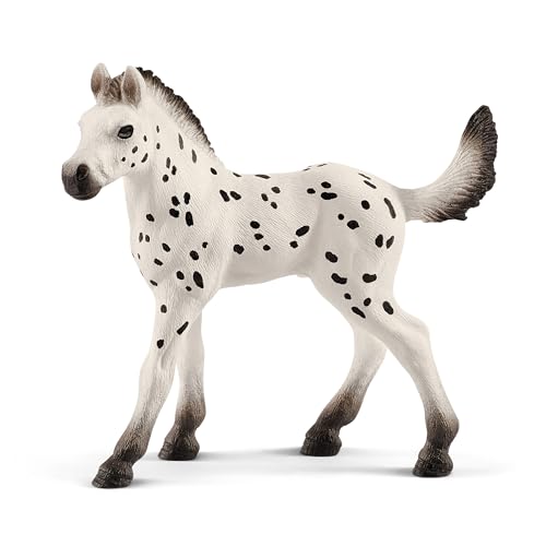 SCHLEICH 17076 Knabstrupper Puledro, dai 5 anni in su, HORSE CLUB, personaggio giocattolo, 3 x 9 x 8 cm