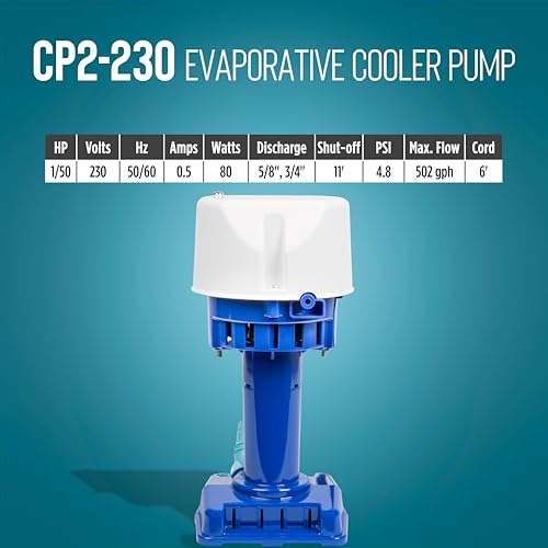 Image of Little Giant CP2-230, 1 /150 HP, 230V, 502 GPH Evaporative Cooler Pump