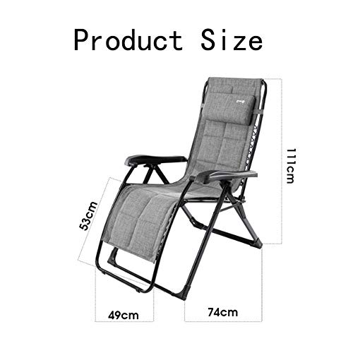 Chaises longues de jardin pliantes et transat inclinable confortable c2022 - 3