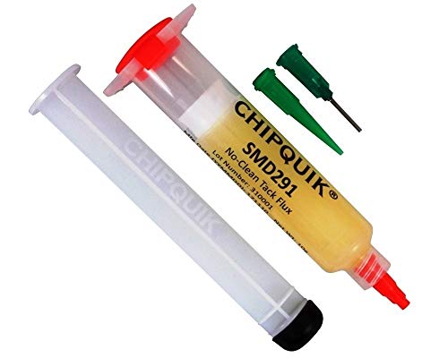 Chipquik Tack Flux no clean in a 10cc syringe w/plunger & tip