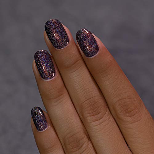 Image of ILNP Stay Hidden - Smokey Grey Holographic Nail Polish