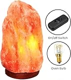 Giggi 5-7 KG Himalayan Salt Lamp, Natural Pink Rock Crystal Night Light With Wooden Base, Hand Crafted SAD Mood Lamp - Image 2