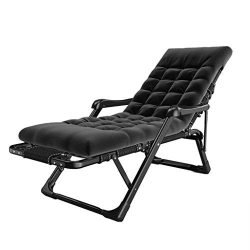 DRFGNF Tumbona Plegable para Oficina y Ocio, reclinable para jardín, Ajustable a 180 Grados, con Masaje de Manos y acupresión para pies, para Interiores y Exteriores (Color: B) (C)