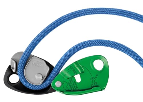 Image of PETZL GRIGRI+ Belay Device with Cam-Assisted Blocking and Anti-Panic Handle, Suitable for Learners and Intensive Use