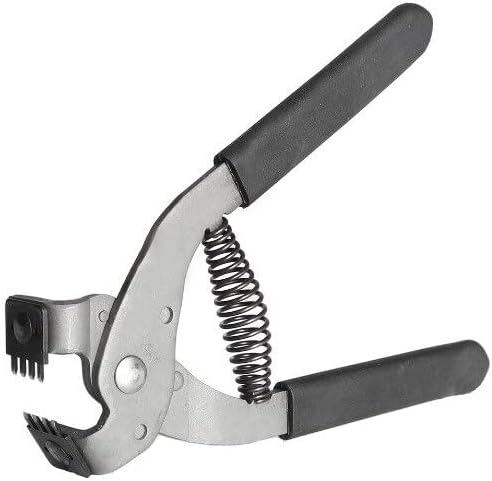 Leahter Stitching Hole Punchs Plier Clamp Cutter Hogard Diamond Cut Punch Leather Punch Tool 4mm Pitch 2/4 Prong - (Color: 4 prong)