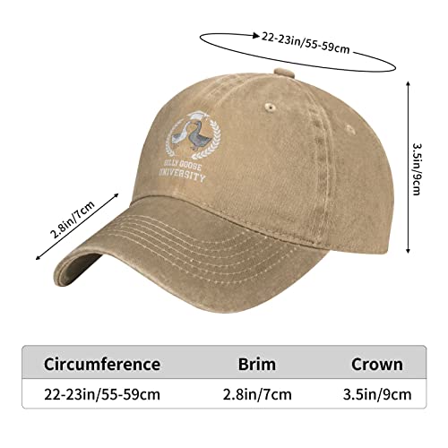 Image of Funny Goose Hat Silly Goose On The Loose Hat Men Baseball Hats Funny Cap