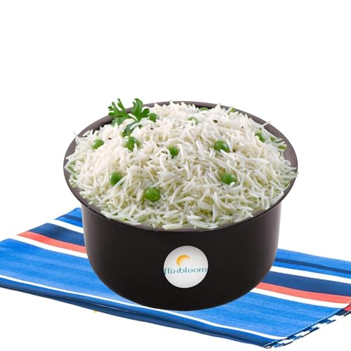 Image of Imperial Black Hard Anodised 3 Litre Induction Base /LPG Gas Stove Friendly Kitchen Cookware Tope /Container /Patila /Tapeli /Bhagona for Cooking & Serving (Tope with Lid, 3 Litre)