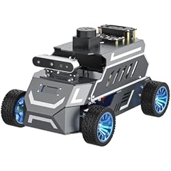 Yahboom Raspberry Pi 5 8GB لسيارة الروبوت AI،يدعم محاكاة RVIZ ROS2، TOF Lidar،SLAM Mapping Navigation، Tracking and Obstacle Avoidance (إصدار متفوق بدون Pi5)