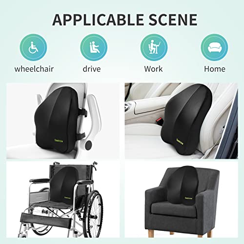 Back Cushions & Seat Cushions For Chair Car Seat Back Memory Foam Seat Cushion Back Chair Pillow Hemorrhoid Pillow Back&Butt Rest Pillow Back Cushion For Back Pain Seat Cushion For Tailbone Pain #TOP5