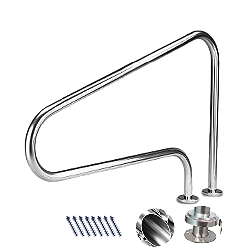 Barandal para piscina de acero inoxidable pulido miniatura 1