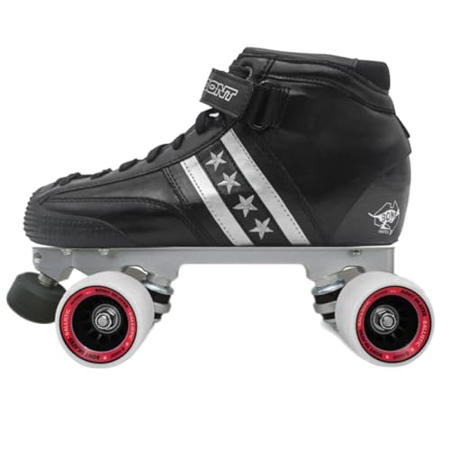 Bont Skates - Quadstar Carbon Roller Skate Derby Package - Professional rollerskates for Derby, Speed and Indoor Skating (12/48)