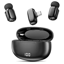 【Mini Microphone】The ultra-thin microphone weighs only 5g, ensuring comfortable and worry-free portability for easy use. Perfect for content creation, interviews, vlogging, mobile journalism, live streaming, podcasts, virtual meetings, and more. 【Cor...