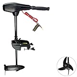 Führerscheinfrei Miganeo® Elektromotor TRS 68 lbs -768 Watt mit Batterie LED -12 Volt 30,9kp Salzwassertauglich