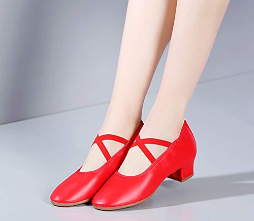 [SusanSandyLi] バレエシューズ レディース ヒール約5cm バ