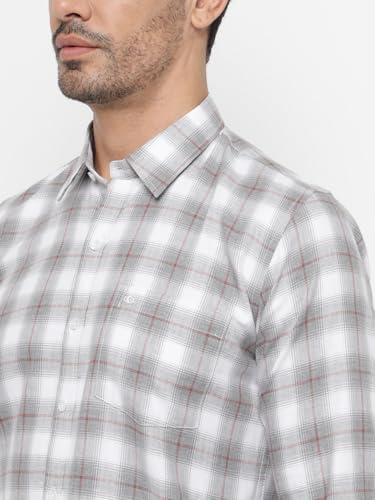 Image of Allen Cooper Checks Shirts for Men - 100% Cotton Comfort Fit Casual and Formal Shirt - Breathable, Soft, Classic Style (Multiple Colors)