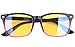 Beison Computer Glasses Anti Blue Light Anti-glare Anti-fatigue Computer/TV Electromagnetic Radiation Protection (Purple, 53mm)