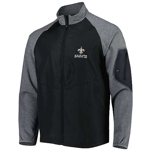 Image of Dunbrooke Men's NFL Hurricane Raglan Full-Zip Windbreaker Jacket