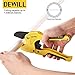 DEWILL Ratchet-type Pipe and PVC Cutter, One-hand Fast Pipe Cutting Tool, for Cutting1-5/8 inch PVC PPR Plastic Hoses and Pipe, Suitable for Home Working and Plumber