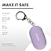 SABRE Personal Safety Kit with Pepper Spray for Self Defense and 2-in-1 Personal Alarm with LED Light, 25 Bursts, 130dB Alarm, Audible Up to 1,250 Feet, Quick Release Key Ring, Lavender, 0.54 fl oz