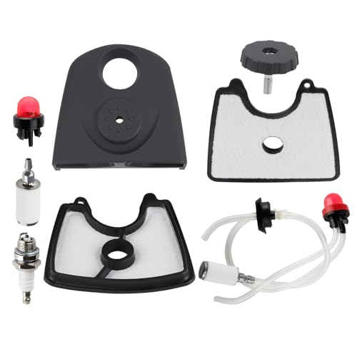 Ferilter 545109601 - Tapa para caja de aire 545112101 Filtro de aire para soplador de hojas Husqvarna 125B 125BX 125BVX 125BVX - Tapa para filtro de aire Craftsman con kit de