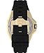 Timex UFC Men's Pro Automatic 45mm Watch - Black Strap Gold-Tone Dial Gold-Tone Case