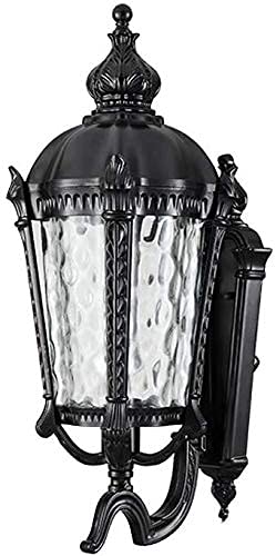 Anti-rouille et étanche IP23 : le lampadaire d'extérieur victorien en aluminium moulé noir 48cm