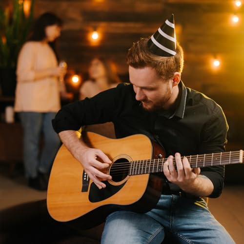 Sangle de guitare acoustique réglable avec cordes et médiators - 5