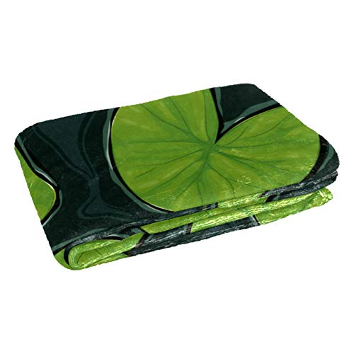 Couverture chaude feuilles de lotus contre le froid au lit et canapé - 3