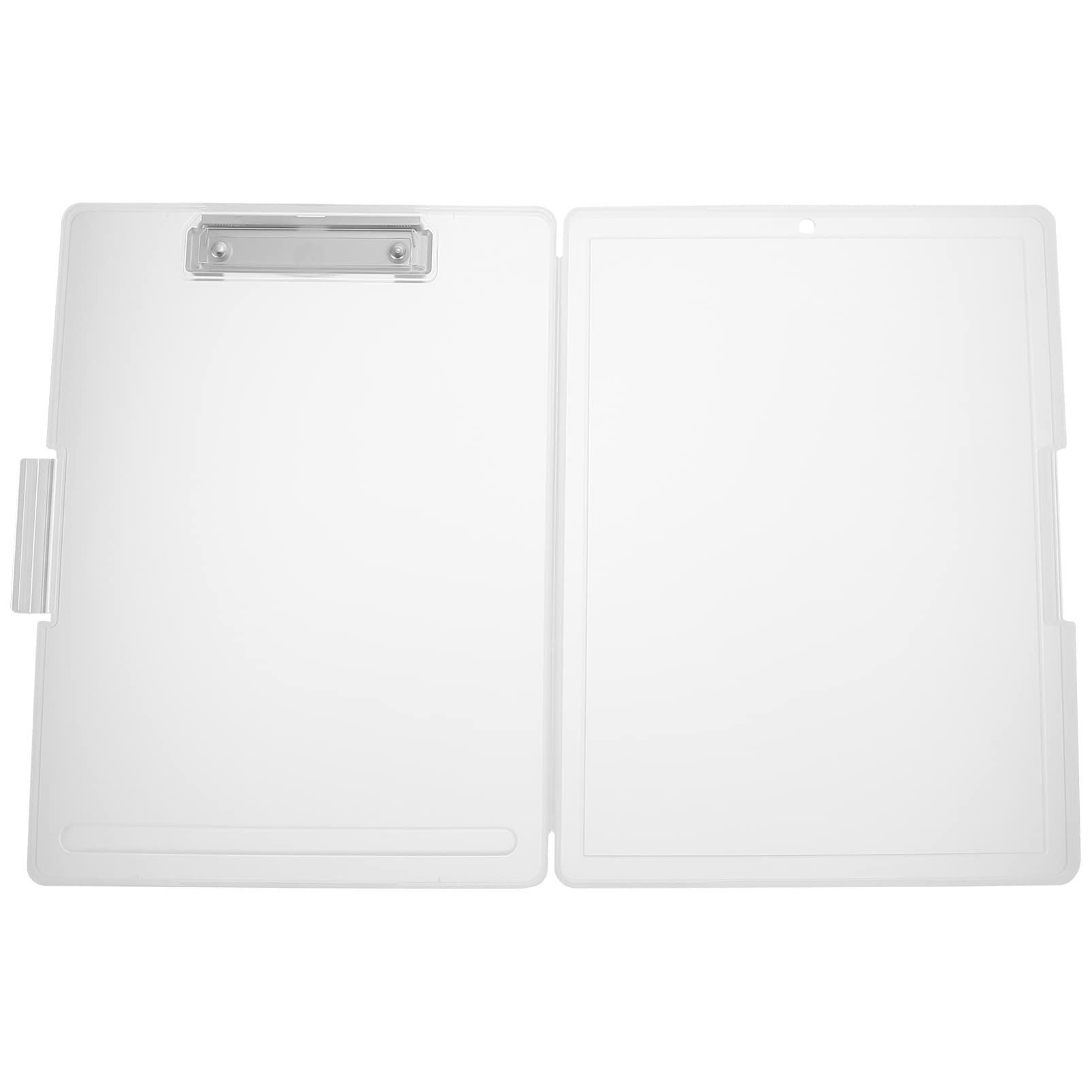 Klemmbrett-Ordner, Klemmbretter, Halter for Klassenzimmer, Schüler, Kunststoff, niedriger Ordner, Klemmbretter, Klemmbrett mit Stift, mit Papier, Brief, bequemes Schreiben, faltbar, 3 Stück