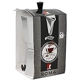 San Ignacio Roma Cafetera, Aluminio, Cromado, 22x14x11 cm