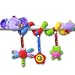 Elephant Cartoon Stroller Arch Rattles Hanging Cute Plush Animals Style Bed Around for Baby Education Toy Spiral Wrap Around Crib Bed