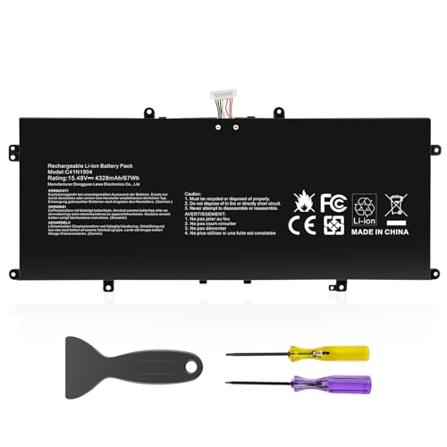 ASUNCELL 15.48V/67Wh C41N1904 Batteria del computer portatile per Asus ZenBook