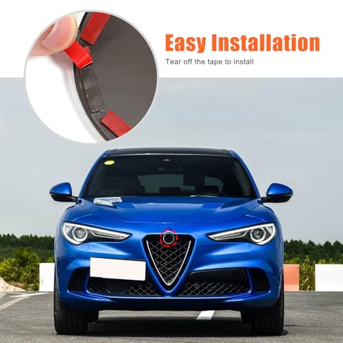 Emblema para Alfa Romeo Stelvio 2017-2024, cubiertas decorativas delantera y trasera 3