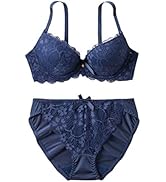 [ニッセン] インナーセット カラーランジェリーブラジャー・ショーツセット