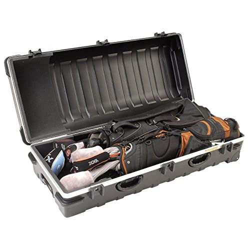 Skb Cases 2Skb-5020W Double Ata Standard Hard Plastic Golf Bag Travel Storage Case With Wheels For Drivers Up To 49 Inches Long #TOP4