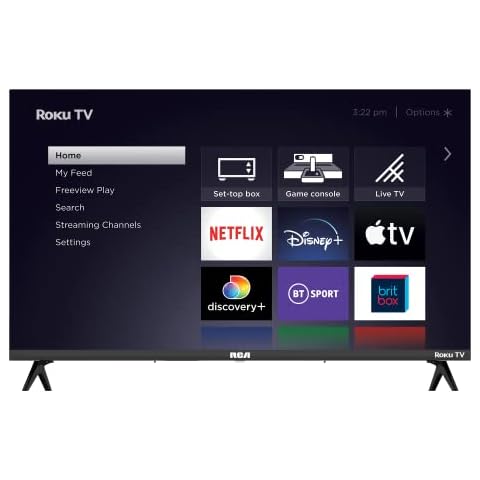 RCA 32" Smart TV with Roku and Dolby Audio Cover