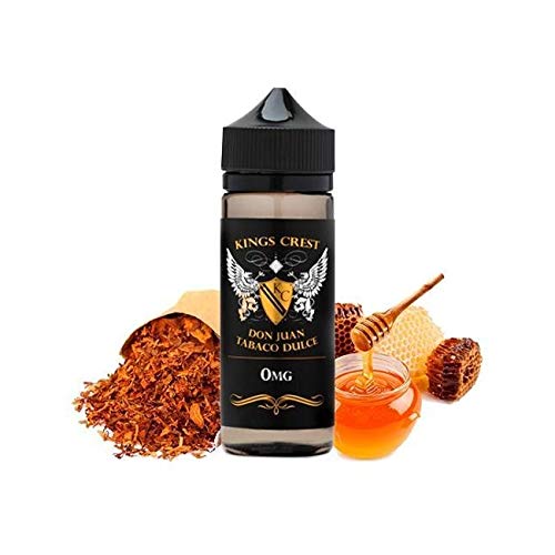 Kings Crest Don Juan Tabaco Dulce 100ml - DESCUENTO DE 2,50 EUROS EN CADA PRODUCTO ADICIONAL SOLO VENDIDO Y ENVIADO POR VENDEDOR VAPOR CENTER
