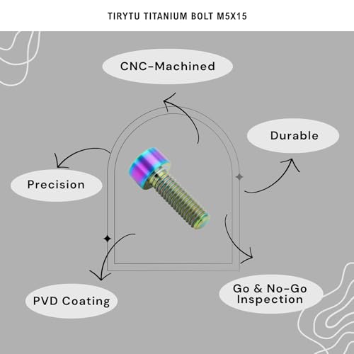 Image of Titanium Bolts M5x15, Colorful, 6PC