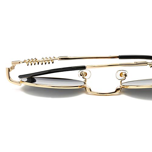 Dollger Steampunk Round Sunglasses Metal Frame Circle Shades3