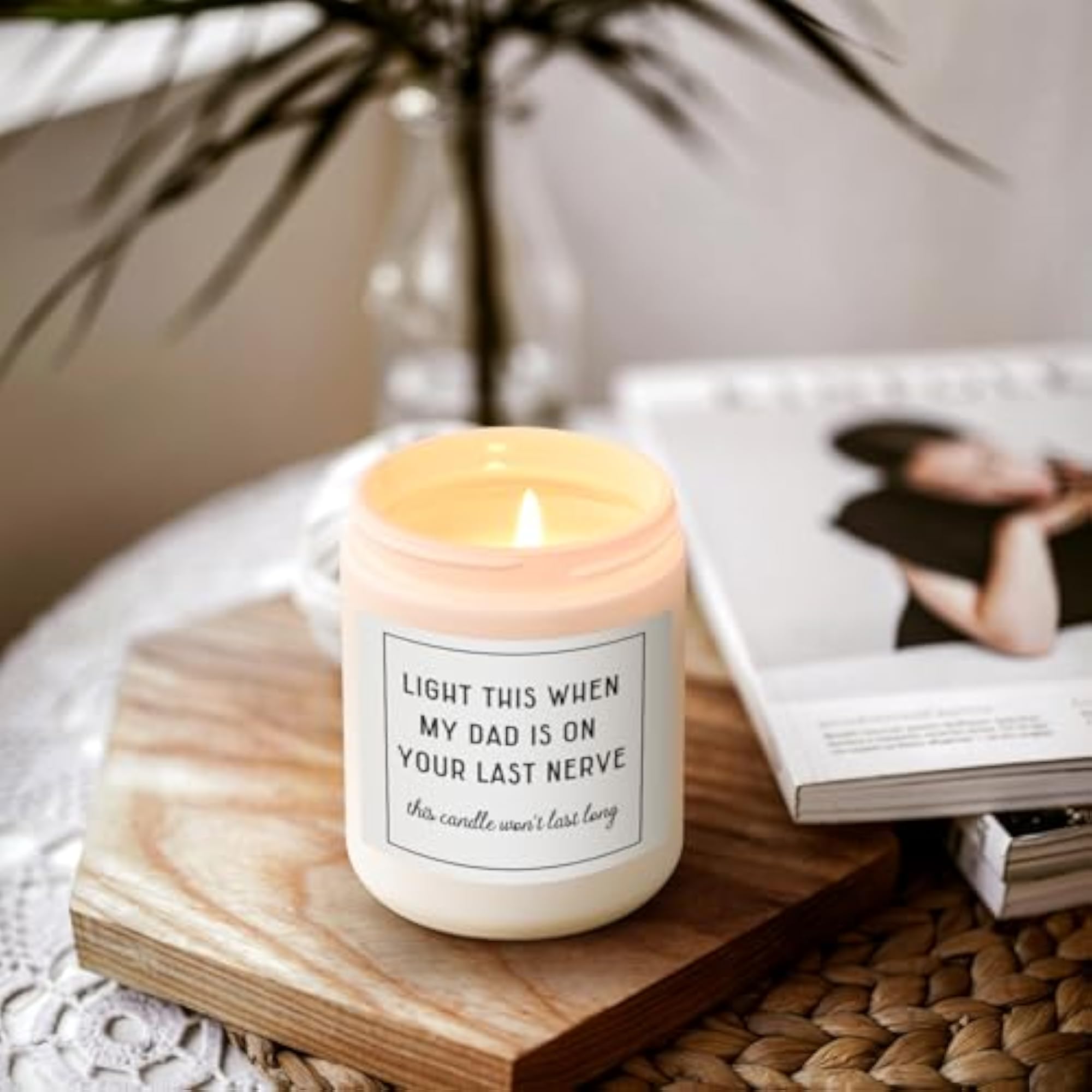 Bonus Mom Lavender Candle, Thoughtful Gift