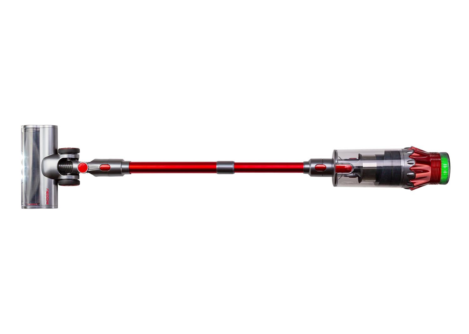 Necchi AutoPower 120 Aspirapolvere senza Fili, Motore Potente e Silenzioso, Tecnologia Multiciclonica con Filtro HEPA, Batteria Li-ion 22.2V, Pannello LED Touch, Design Ergonomico