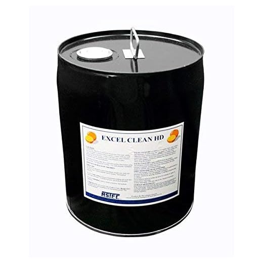 Excel Clean HD Premium Citrus Degreaser - Biodegradable Non Hazardous, used for Tar & Asphalt Cleaning, Aspaht Extraction Solvent & Glue & Adhesive Remover (5 Gallon Pail)