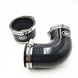 Top Mount Intercooler Hose Kit Black For Subaru 02-07 WRX /04+ STI/04-07 FXT