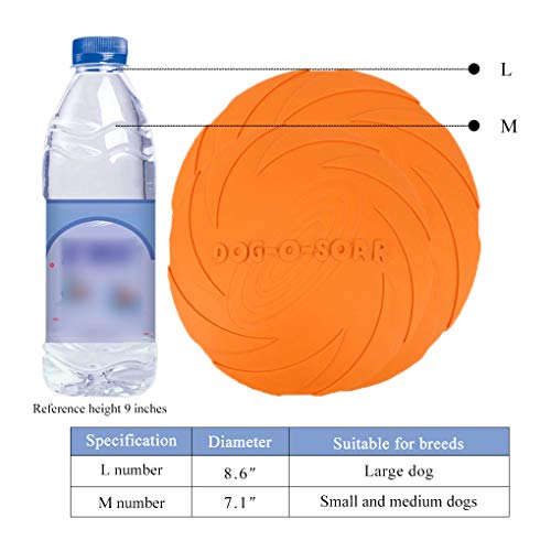 Andiker Giocattolo del disco volante del cane