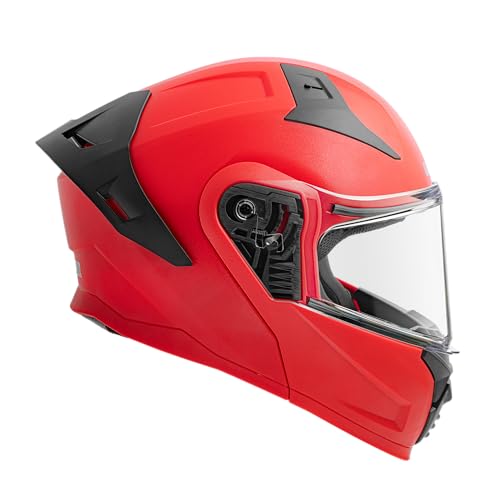 Image of GLIDERS Vortex with Spoiler Flip-Up Full Face Helmet with Clear Visor