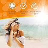 Vitamin D Tablets - Maximum High Strength D3 4000IU - One a Day - 365 Days Supply, Easy to Swallow (Adults D3 Tablets) by Sunshine Nutrition. Made in UK. - Image 2